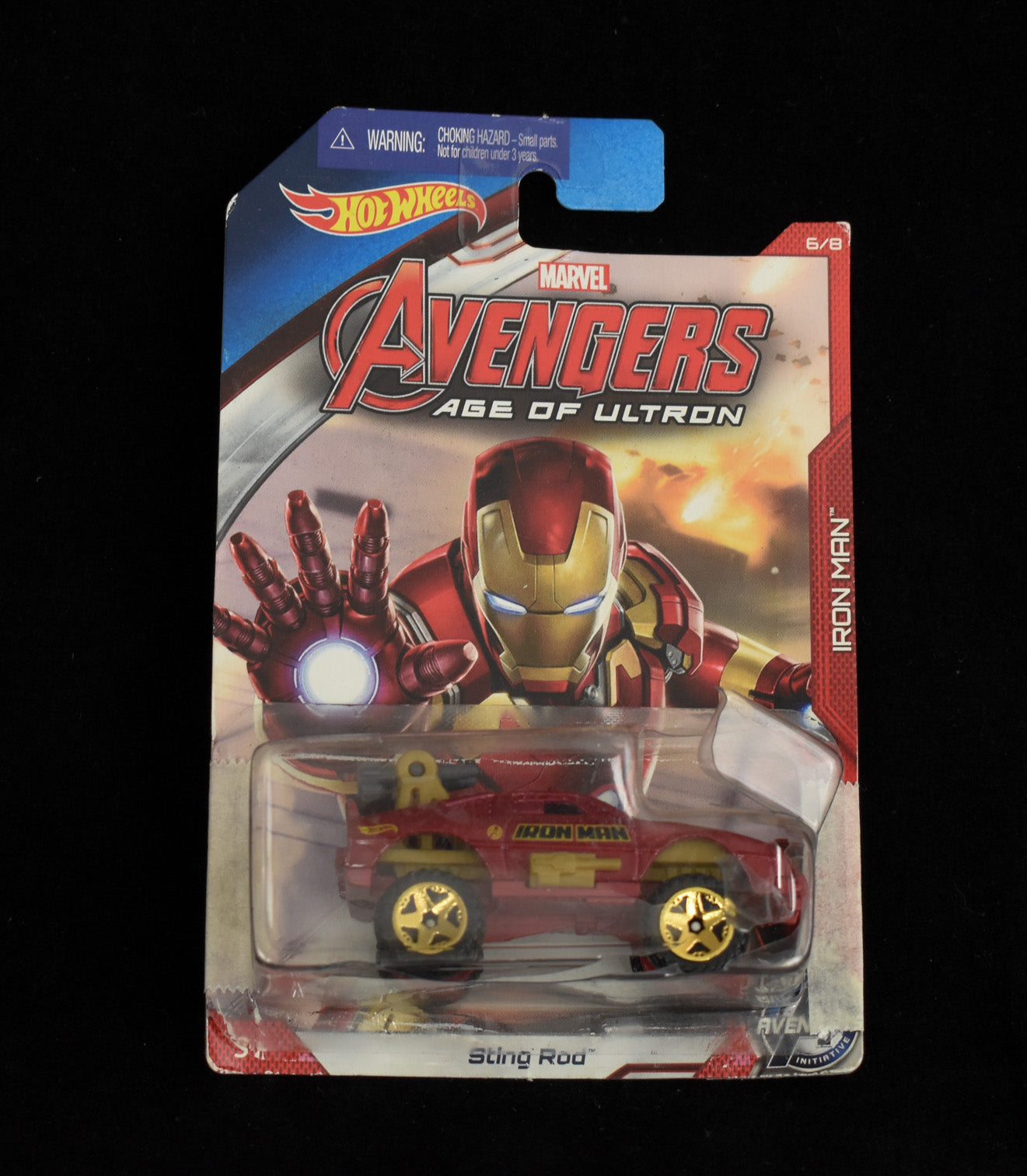 Hot Wheels Car Iron Man Used Open Package