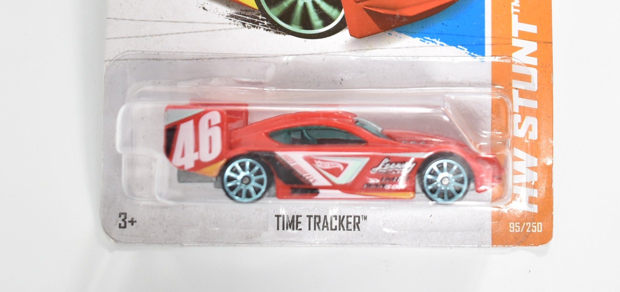 Hot Wheels Die Cast Car Time Tracker HW Stunt Red #46 95/250