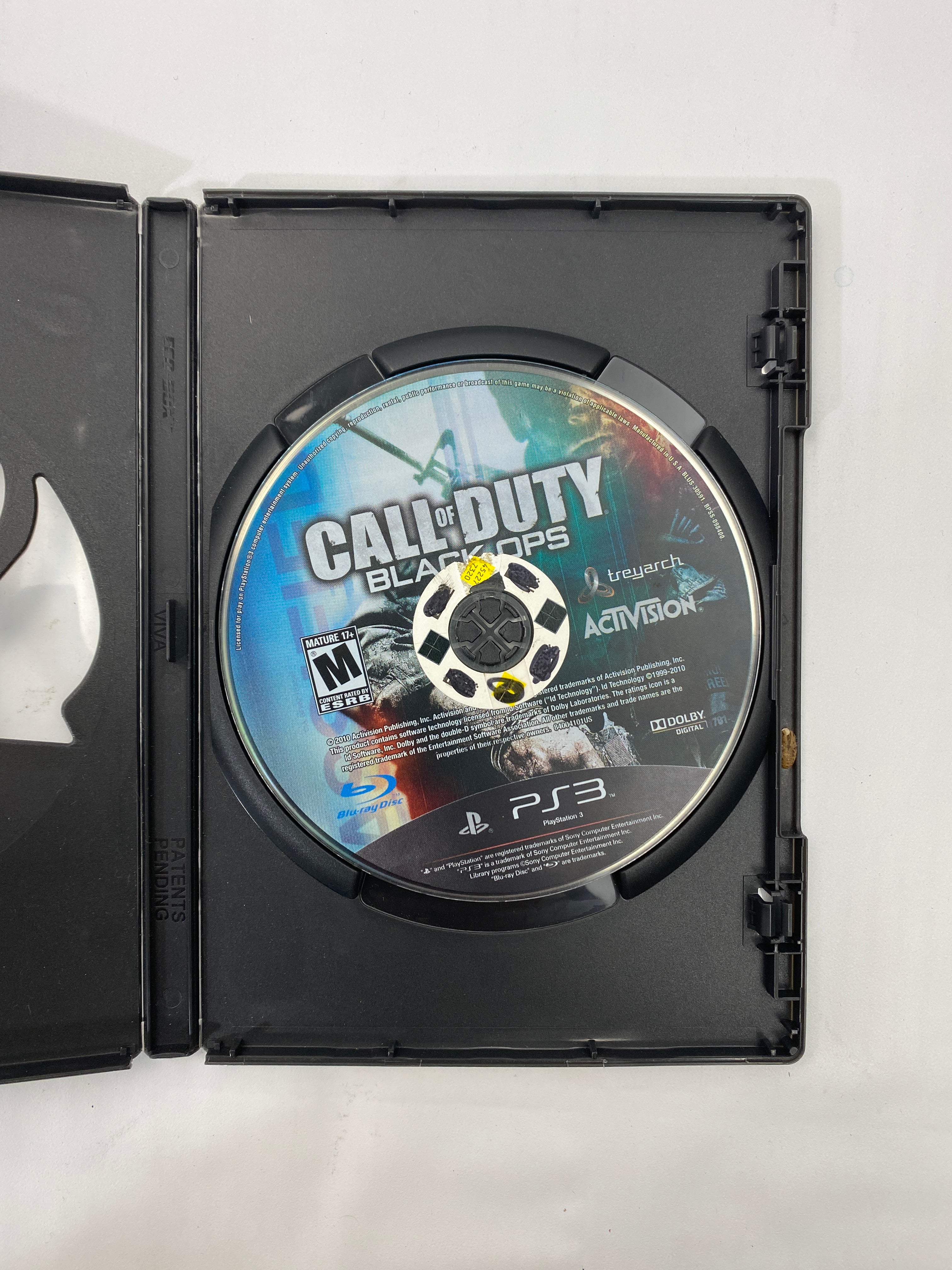 Sony Playstation 3 Video Game Call of Duty Black Ops USED Game Disc Only