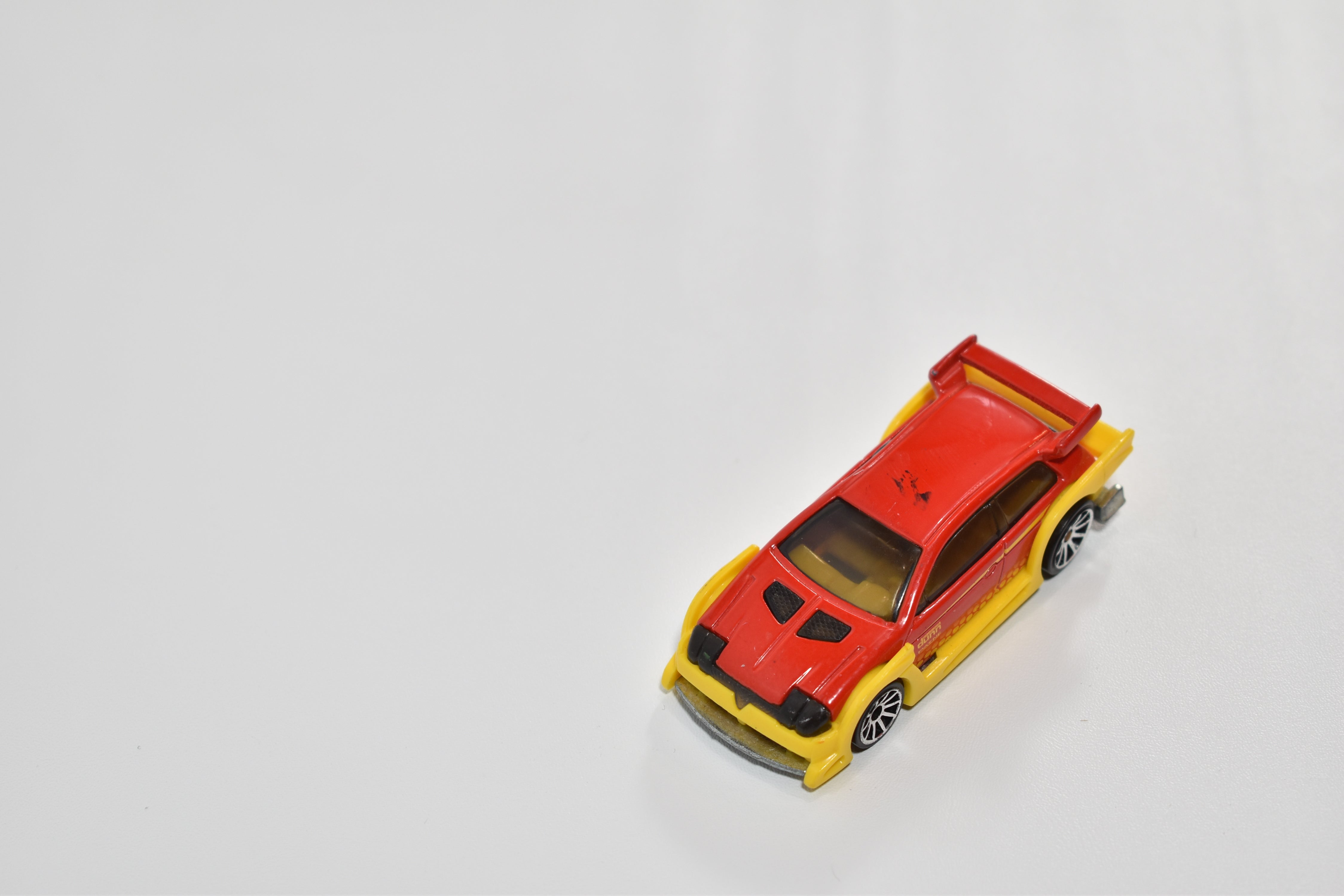 Hot Wheels Die Cast Car Red & Yellow