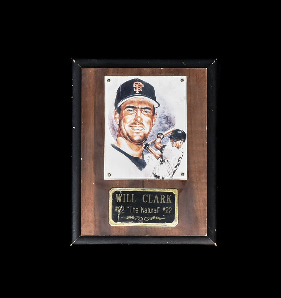 Will Clark 22 The Natural Framed Artwork MLB Baseball Collectibles San Fran