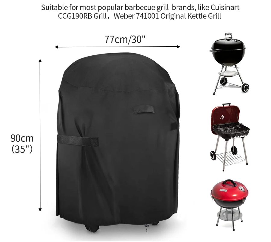 Barbecue Cover Outdoor Dust Waterproof Heavy Duty Grill Cover Rain Protective Ou