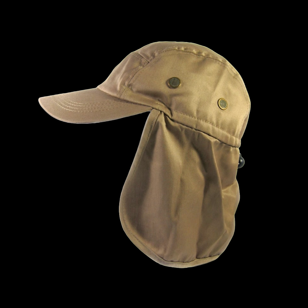 Outdoors hiking Camping Brown Hat Medium Cap Vented Ear Cover IN Motion Design Adult M