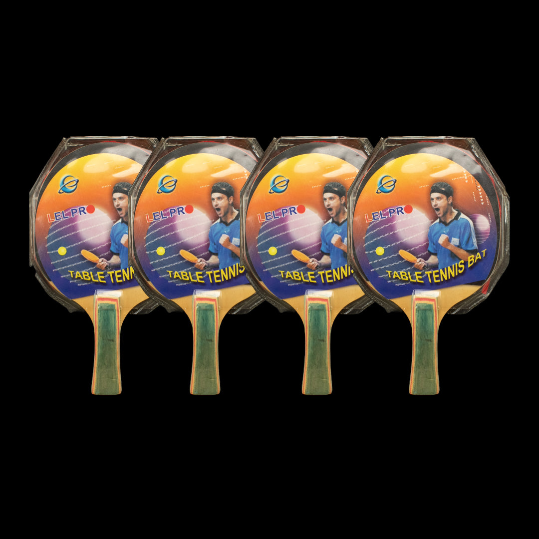 Ping Pong Paddles Table Tennis LEL PR USATT Approved Set of 4