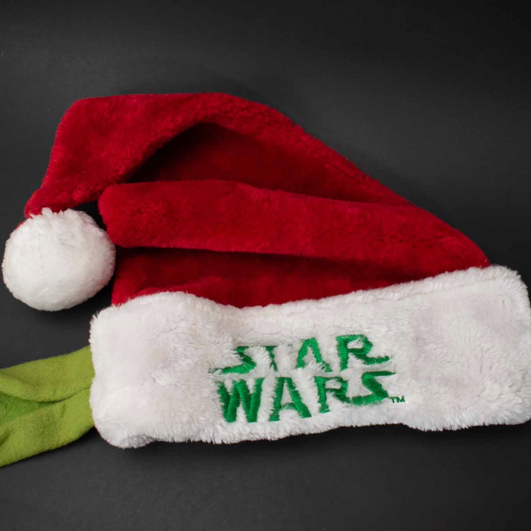 Yoda Santa Hat Used Red Christmas Hat Star Wars Holiday Christmas Adult Hat