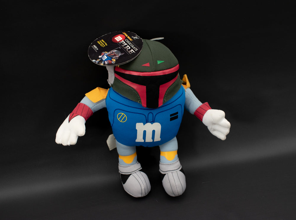 Star Wars Boba Fett M&M's Plush Blue M&M's Chocolate Mini Plush