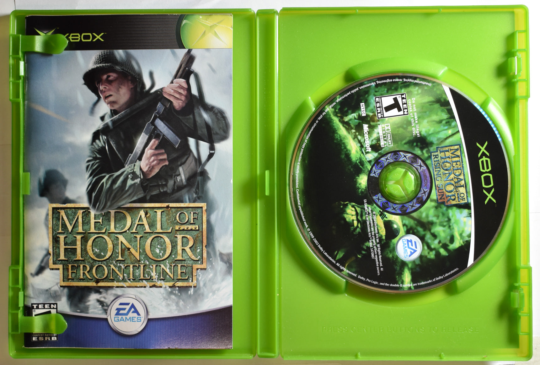 Xbox Medal of Honor Rising Sun Microsoft Xbox Original USED