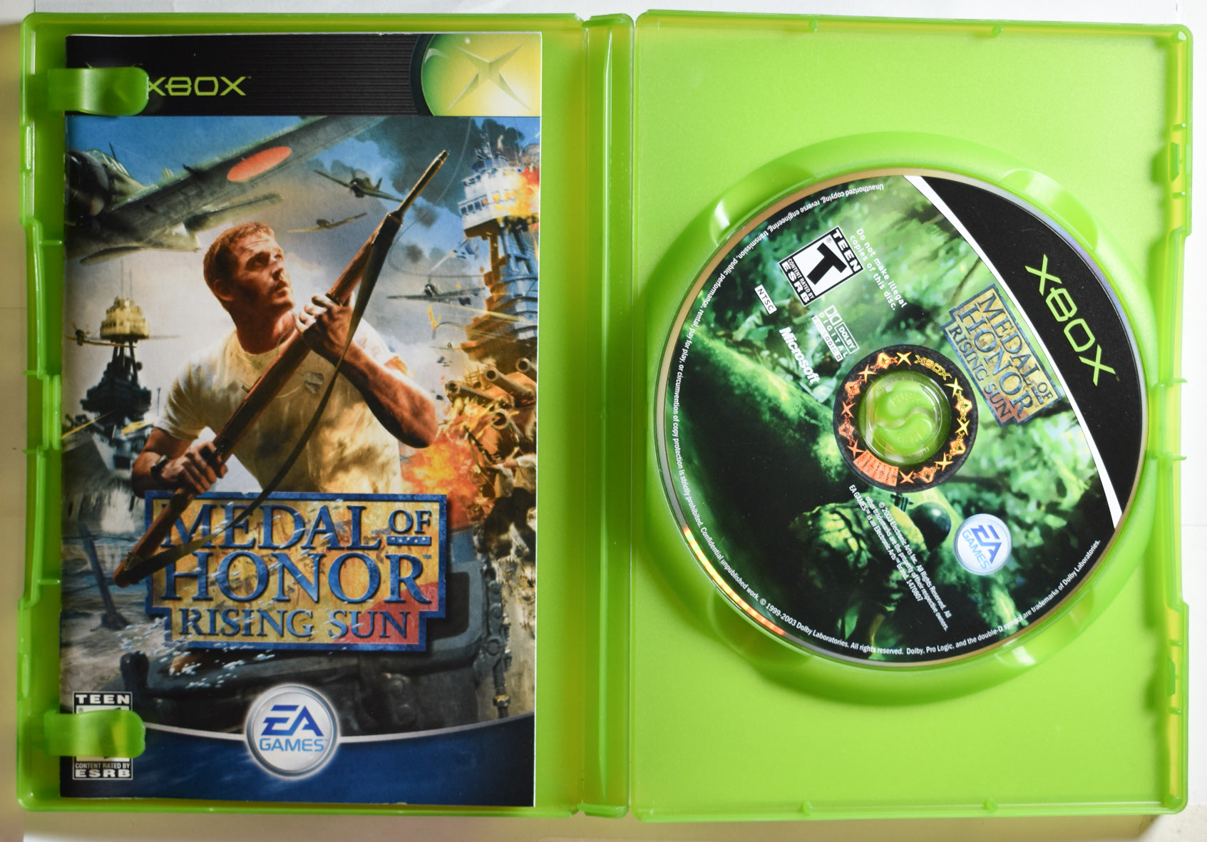 Xbox Medal of honor Rising Sun EA Games Microsoft Xbox Original Used