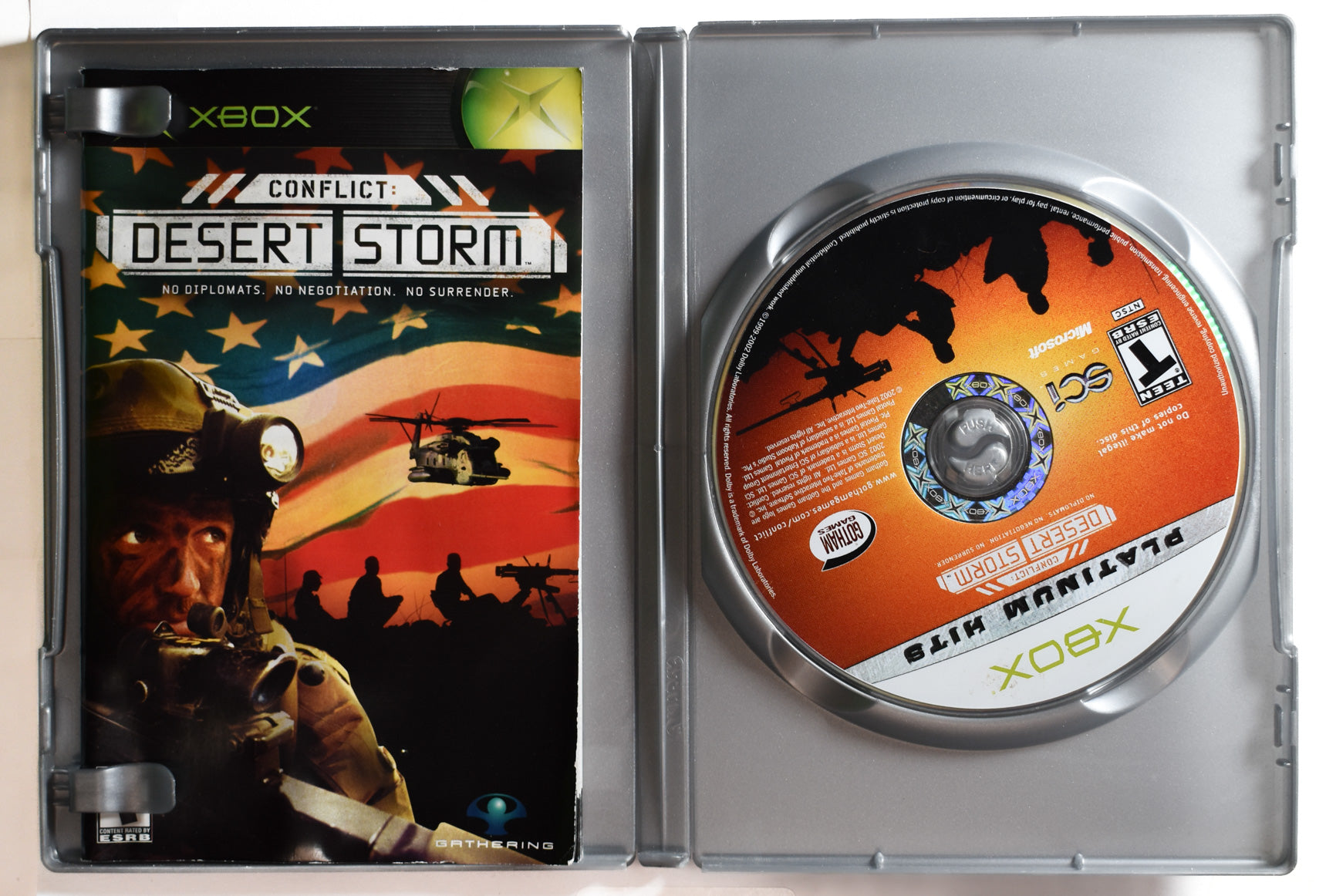 Xbox Desert Storm Conflict Platinum Hits Microsoft Xbox Original USED