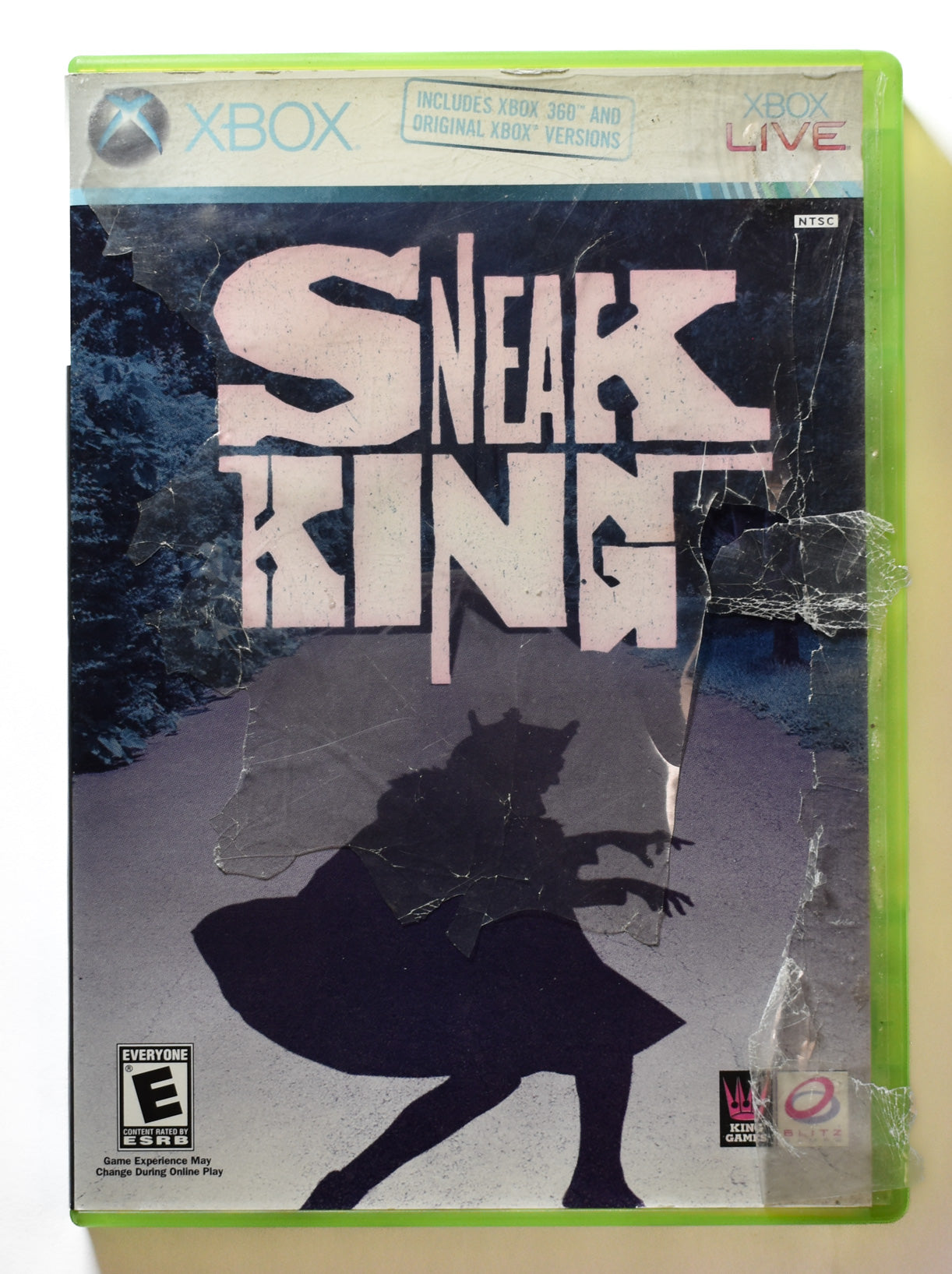 Xbox Sneak King Game Burger King Microsoft Original Xbox Game Used