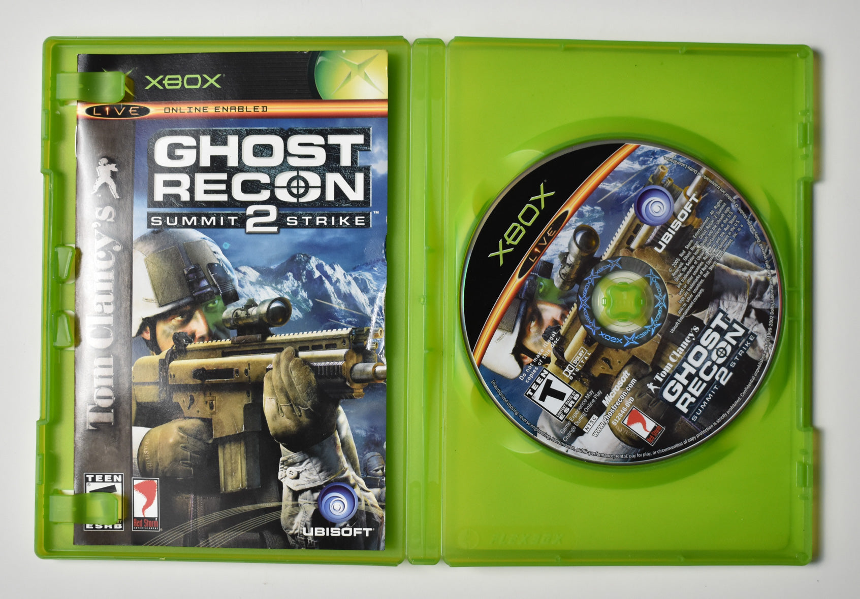 Xbox Ghost Recon 2 Summit 2 Strikes Microsoft Xbox Original USED