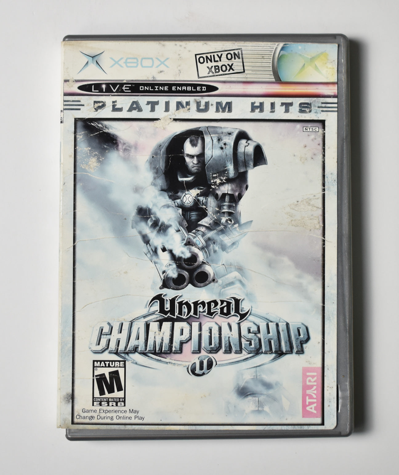 Xbox Unreal Championship Platinum Hits Game Used Damaged Booklet