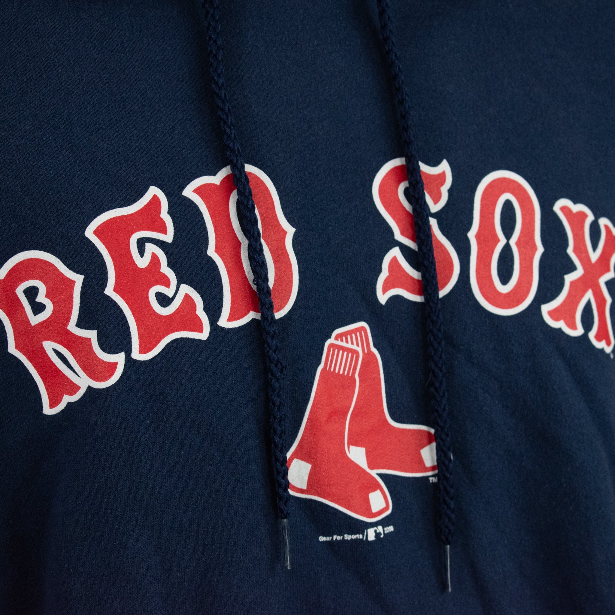 Boston Red Sox Blue Sweatshirt Hoodie Adult Small MLB Authentic Vintage