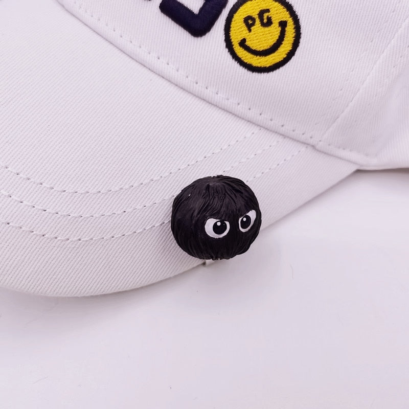 Cartoon Golf Hat Clip With Magnetic Ball Marker Golf Cap Marks Golf Training Accessories VARIOUS DESIGNS