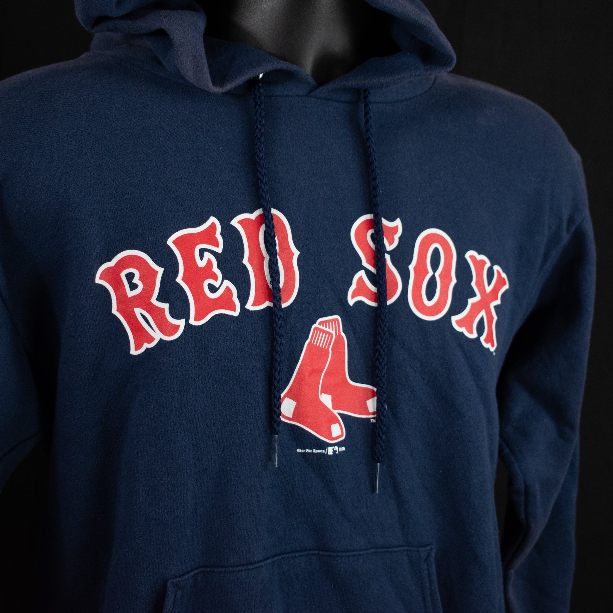 Boston Red Sox Blue Sweatshirt Hoodie Adult Small MLB Authentic Vintage