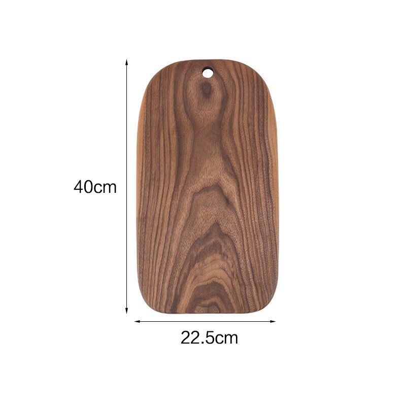 Chopping Boards Solid Wood Cutting Board Black Walnut Pizza Board Whole Wood Ste