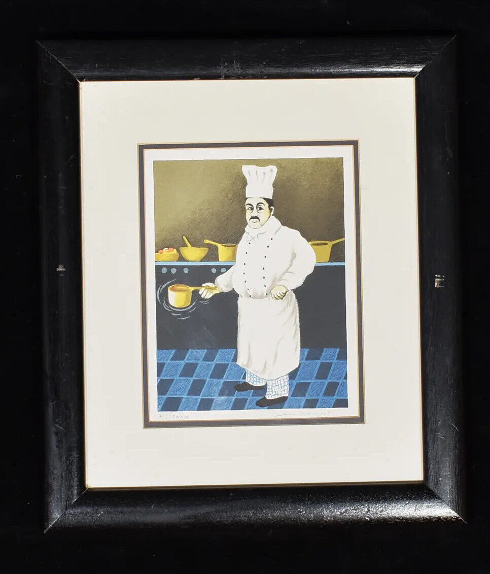 Guy Buffet Limited Edition Print Signed Artwork Framed