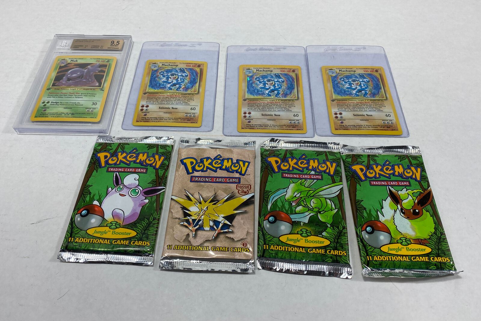 1st EDITION Pokemon Cards Pack Muk Holo Pokemon Cards NEW!