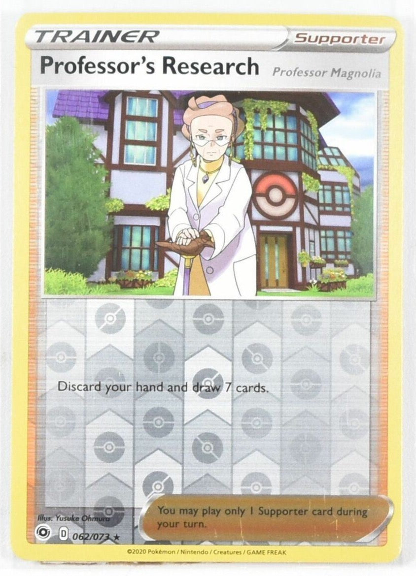 Trainer Professors Research 062 Pokemon Card 2020 Supporter