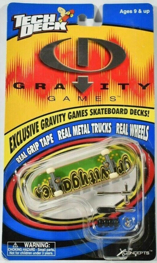 Tech Deck Skateboard Finger Board Gravity Games Concepts 1999