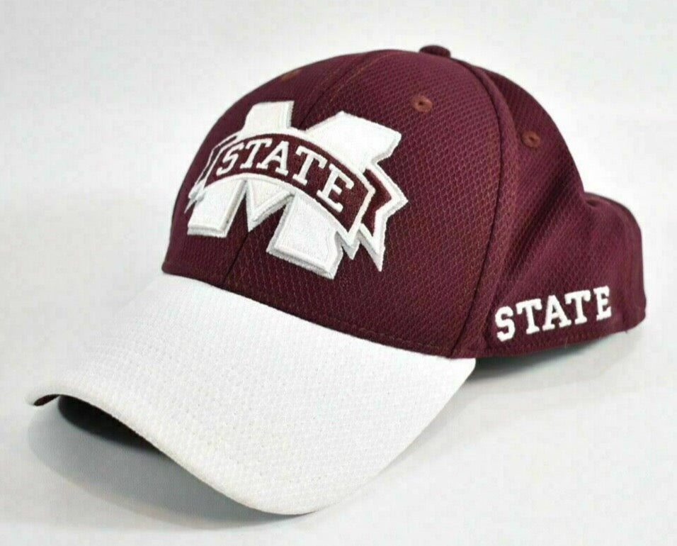 Mississippi State Bulldogs NCAA Adidas Flex MSU Stretch Hat Cap Large XL