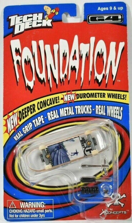 Tech Deck Skateboard Finger Board Foundation 1999  X Concept Vintage