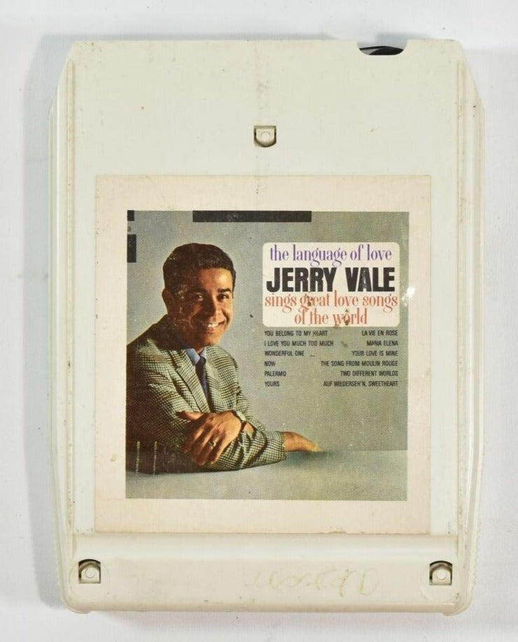 Jerry Vale The language of love 8 track tape used