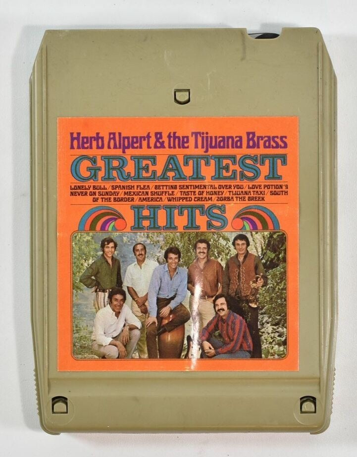 Herb Alpert and the Tijuana Brass Greatest Hits 8 track tape used