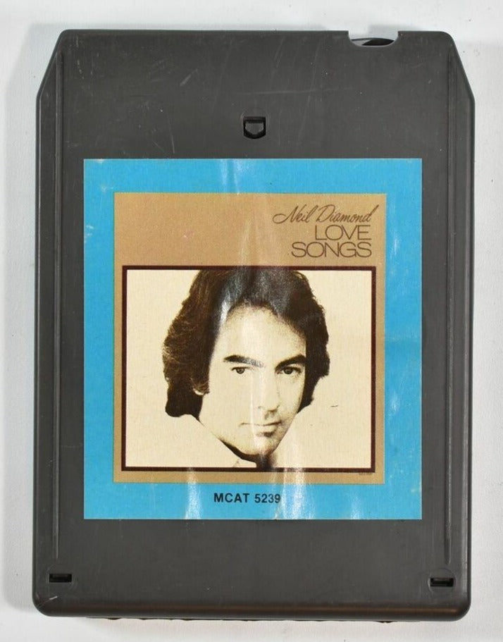 Neil Diamond Love Songs 8 Track Tape used MCAT 5239