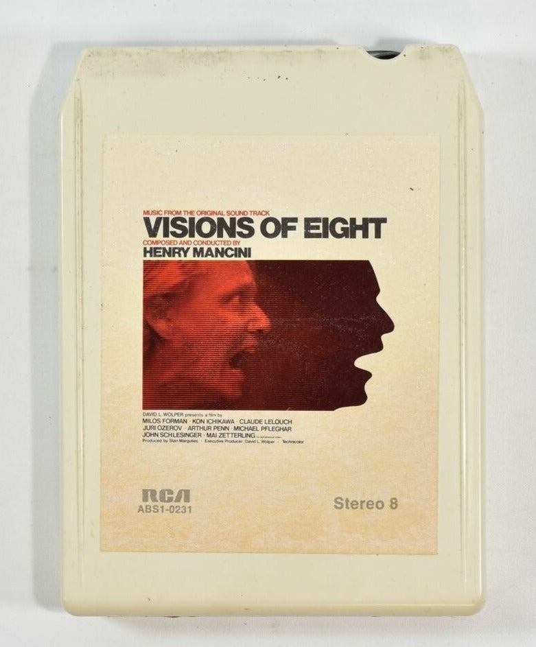 Visions of eight Henry Mancini 8 track tape used ABS1-0231