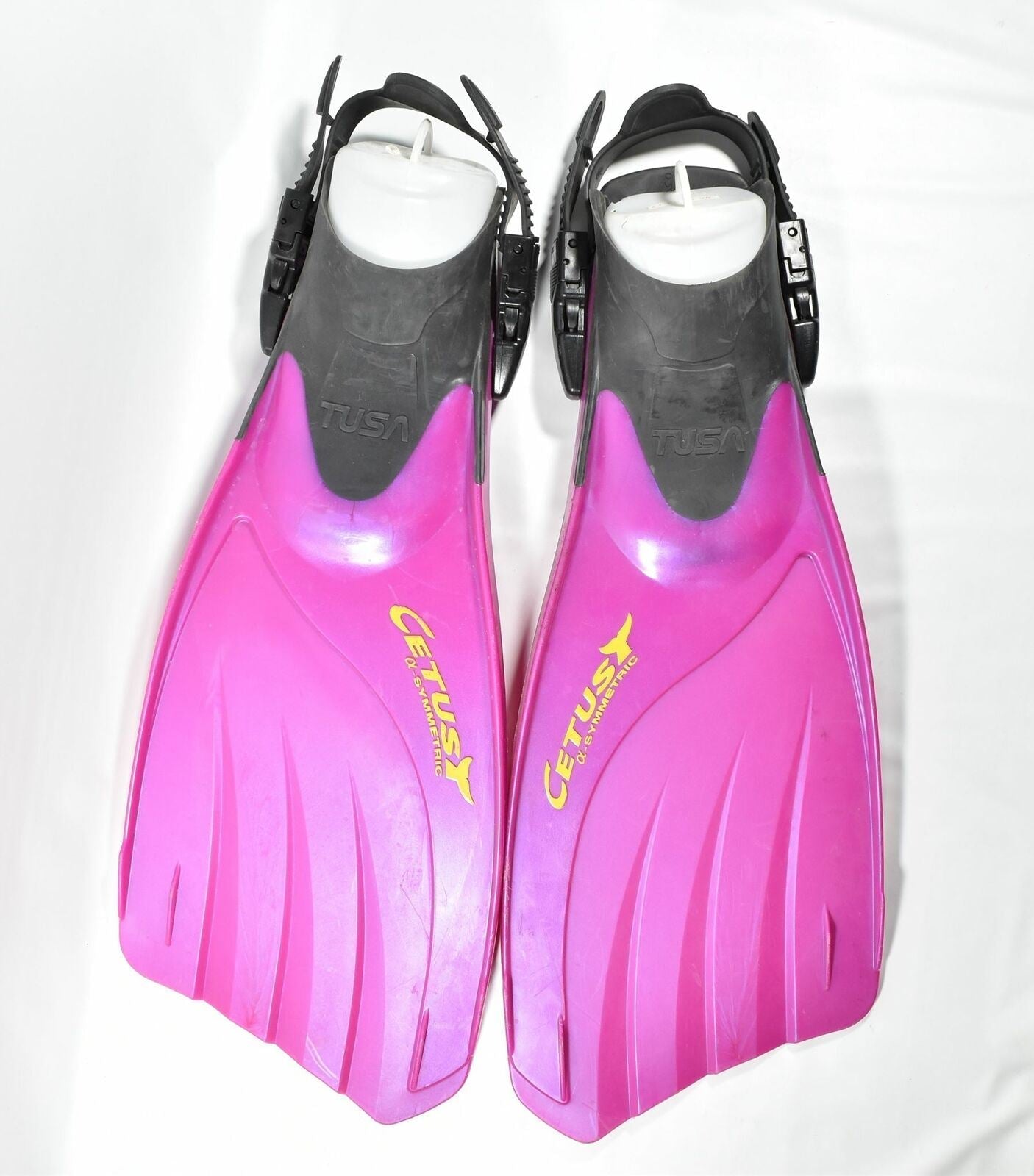 Diving Flippers TUSA Size Small Cetusy Symmetric Purple Used