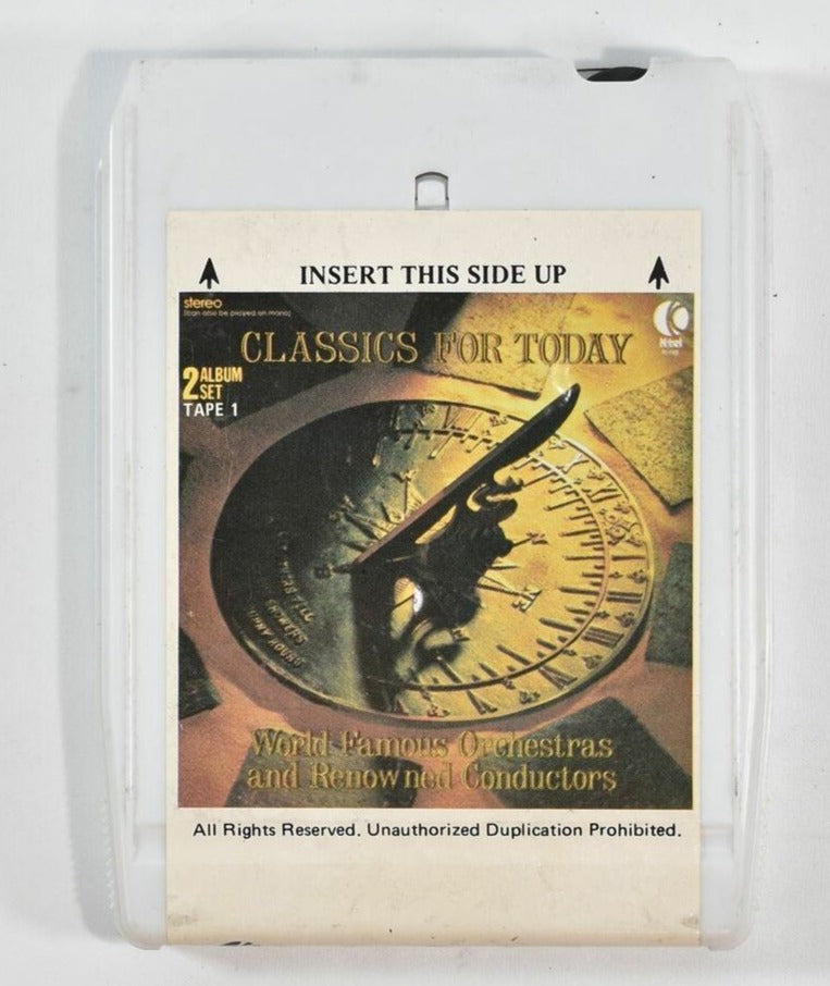 Classics for today World famous Orcherstras TAPE 1 Used 8 track tape