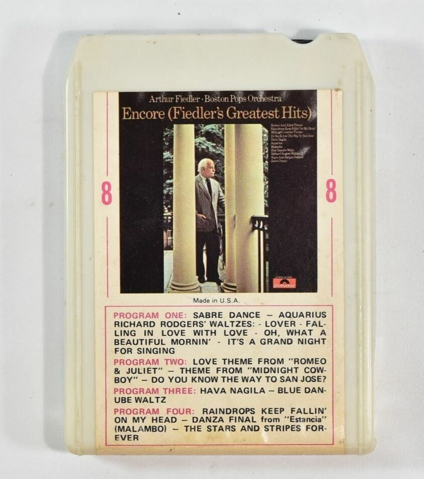 Encore Fiedlers greatest hits 8 track tape used