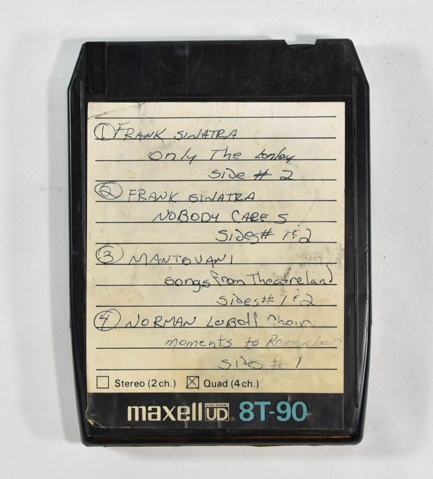 Frank Sinatra Mantovani Norman Moments to remember recording mix 8 track tape us