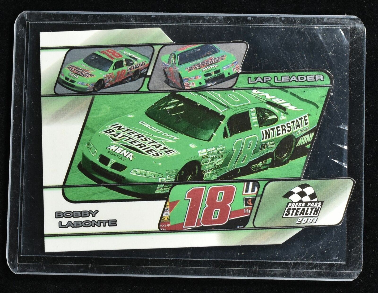 Press Pass VIP 2001 Nascar Racing Card Bobby Labonte LL 25 / 36