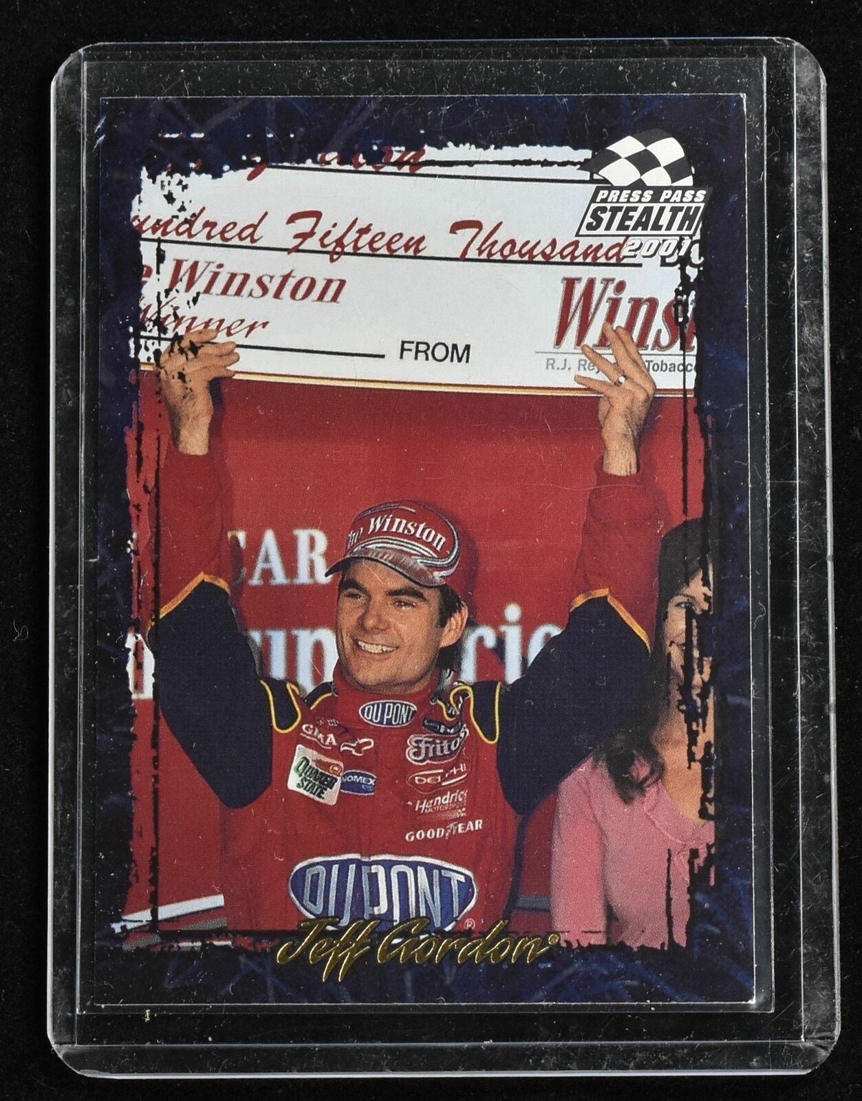 Press Pass VIP 2001 Jeff Gordon G58 Nascar Racing Card