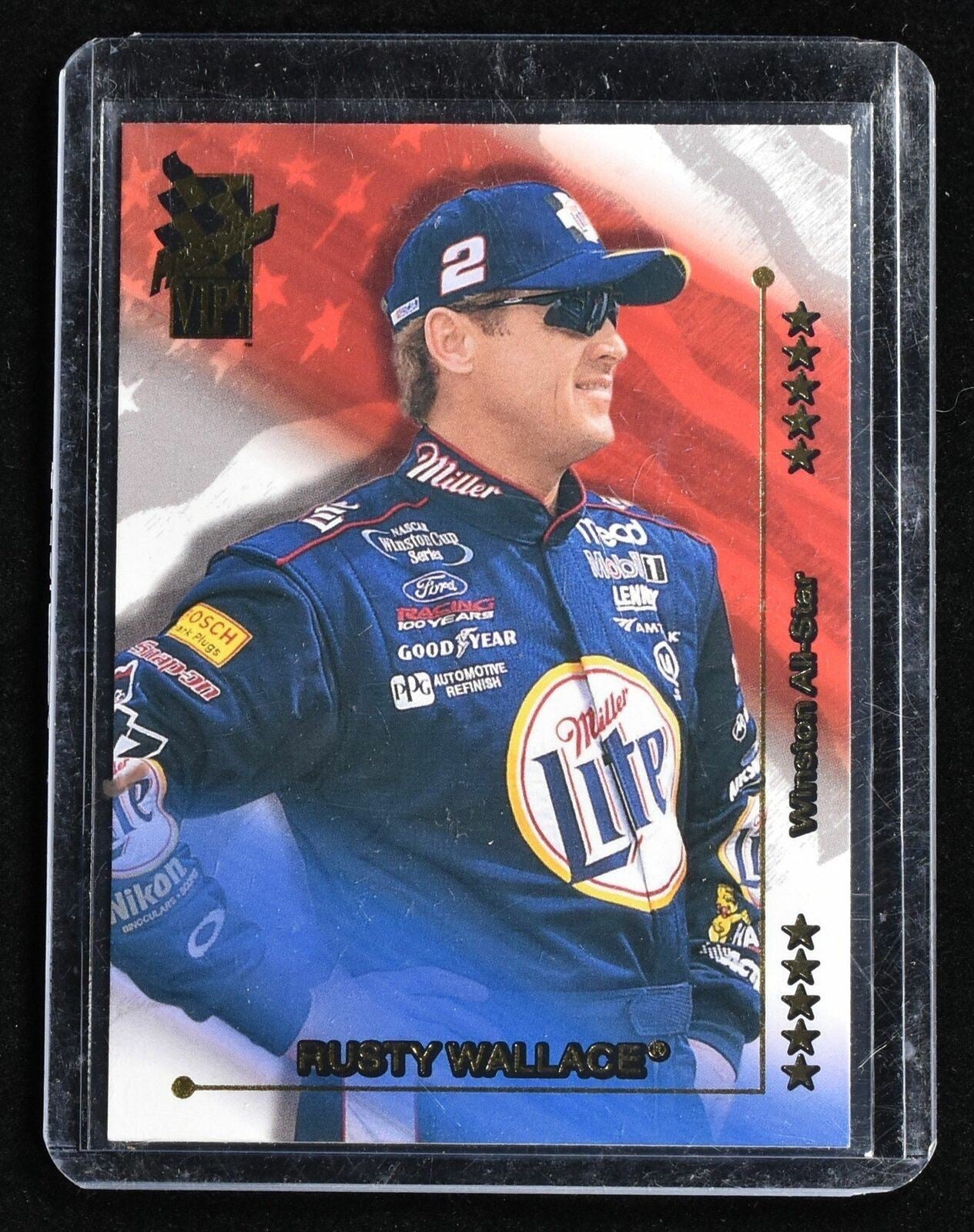 Rusty Wallace VIP 2001 Press Pass Nascar Racing Card No. 41