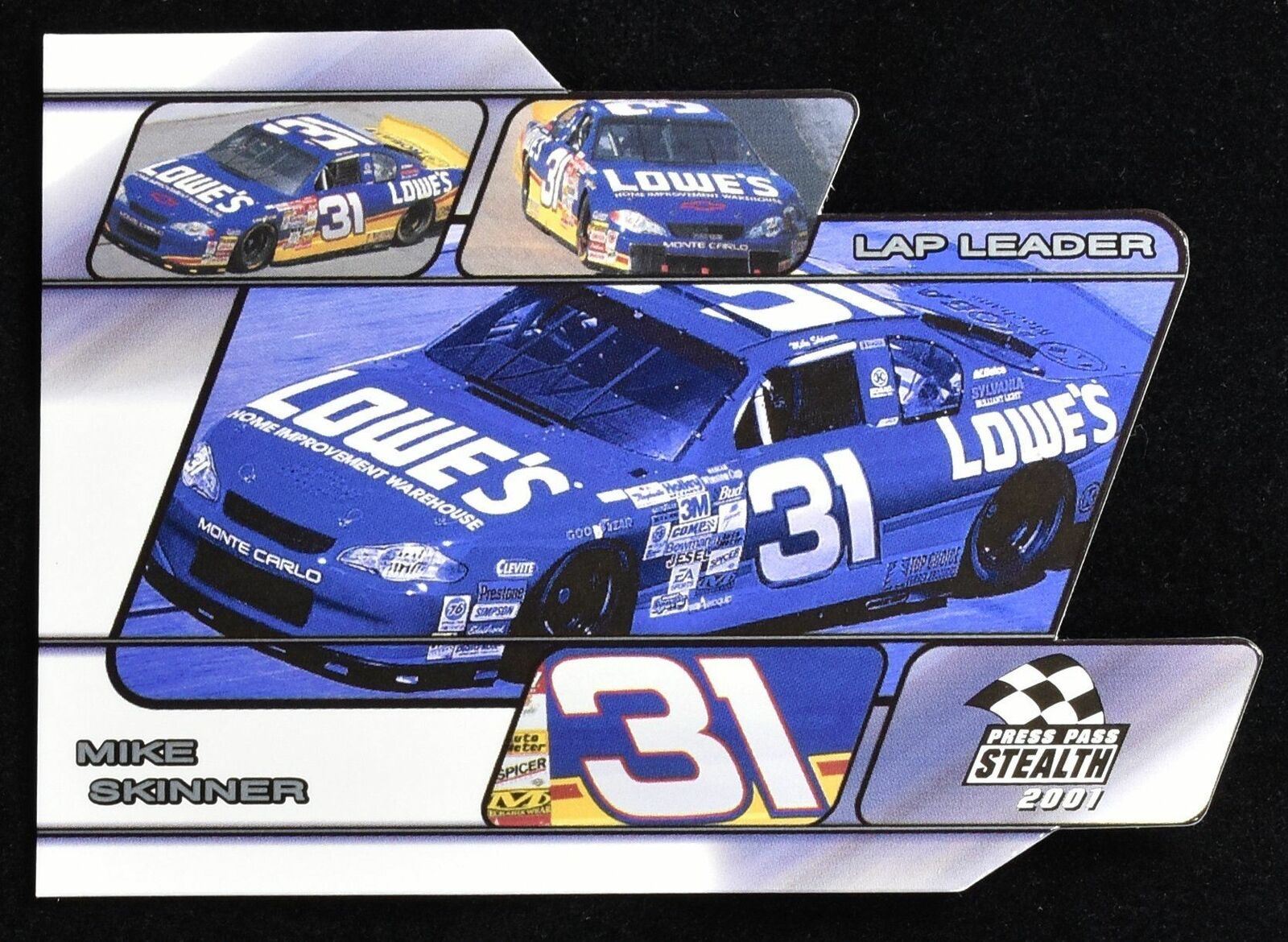 Lap Leader Mike Skinner Press Pass Stealth 2001 LL 31/36