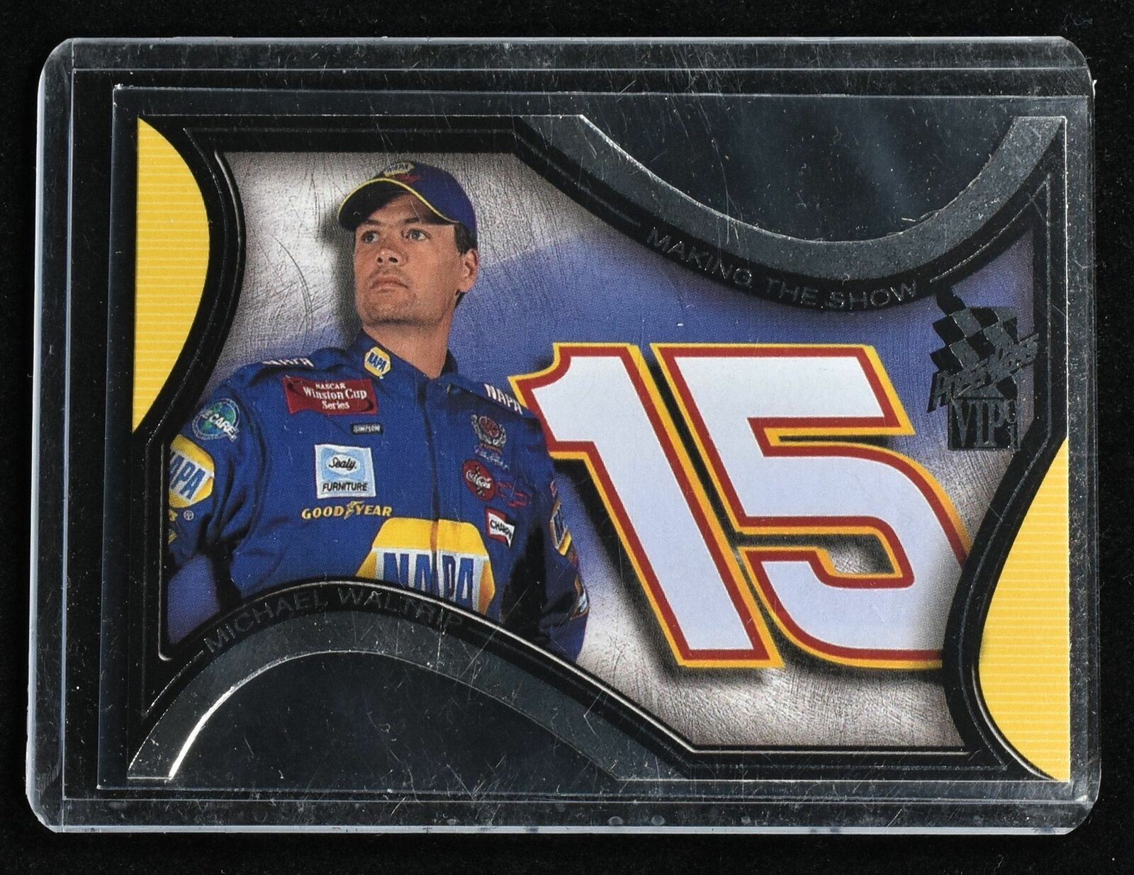 Michael Waltrip Making the Show VIP Press Pass MS 7/24 2001 Nascar Racing