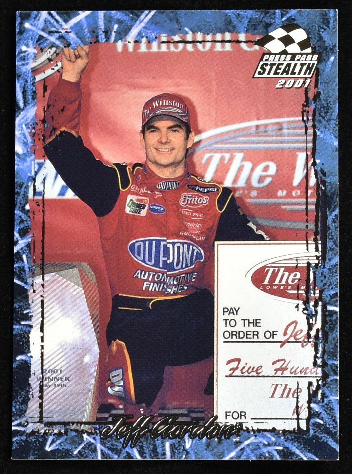 Jeff Gordon Press Pass Stealth 2001 No. 60 2001 RCI