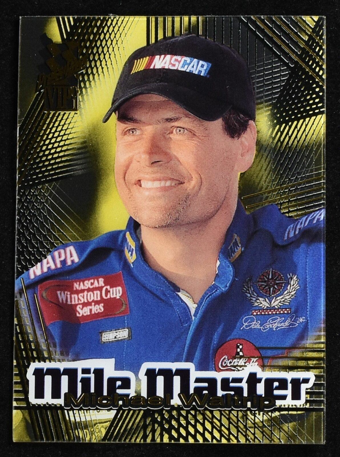 Mile Master Michael Waltrip VIP Press Pass MM 3 /12 Trans 2001