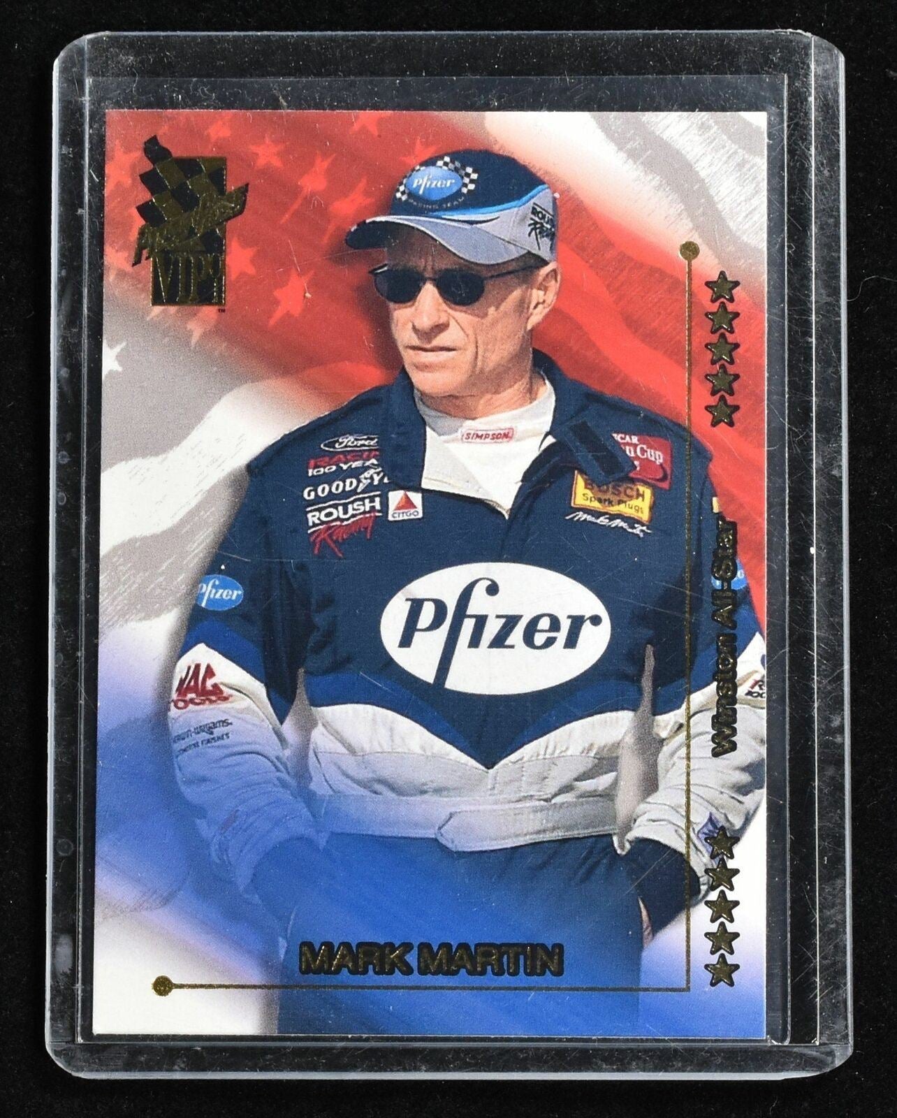 Mark Martin VIP 2001 Press Pass Nascar Racing Card NO. 46