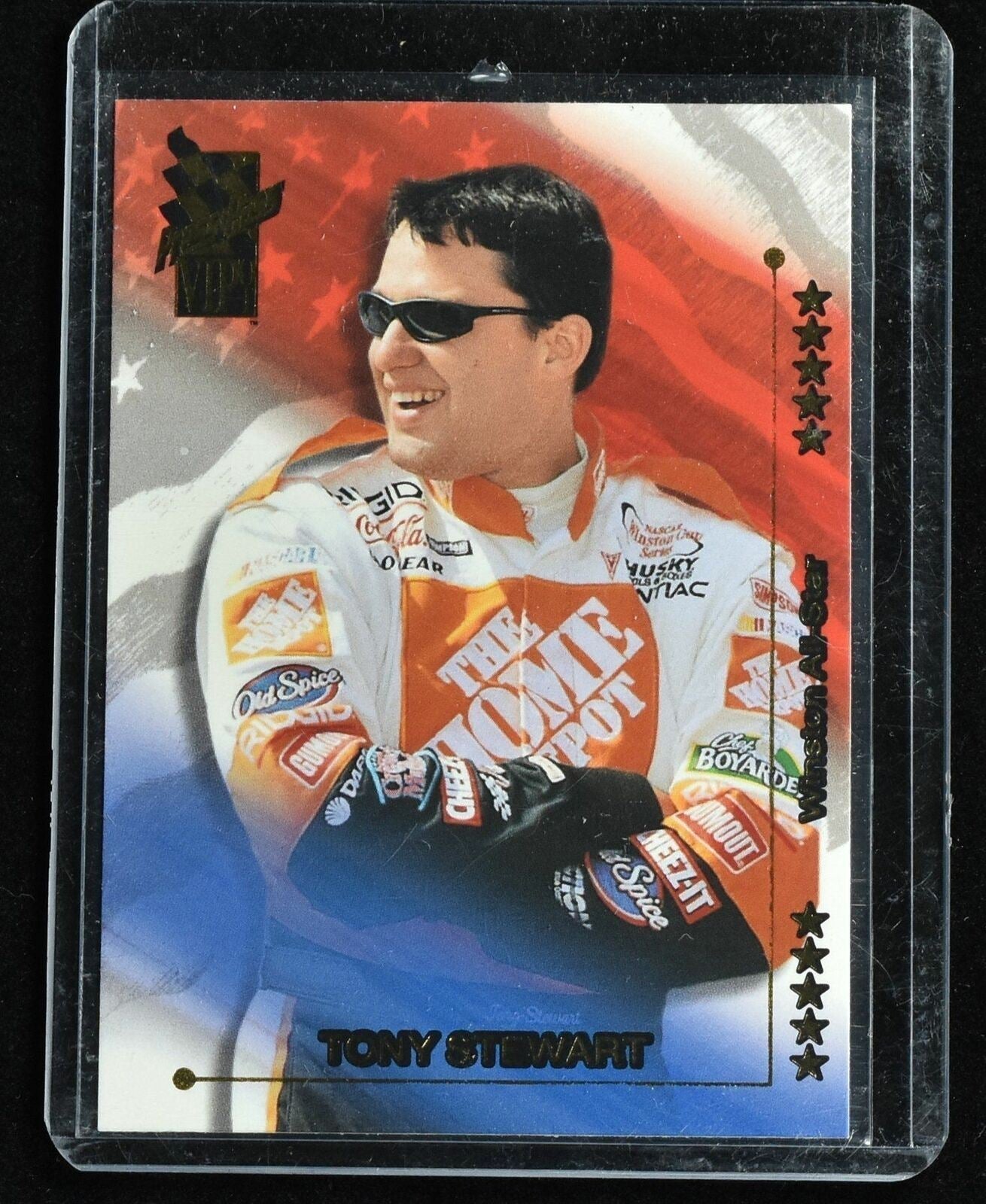 Tony Stewart VIP Press Pass 2001 No. 48 Nascar Racing Card