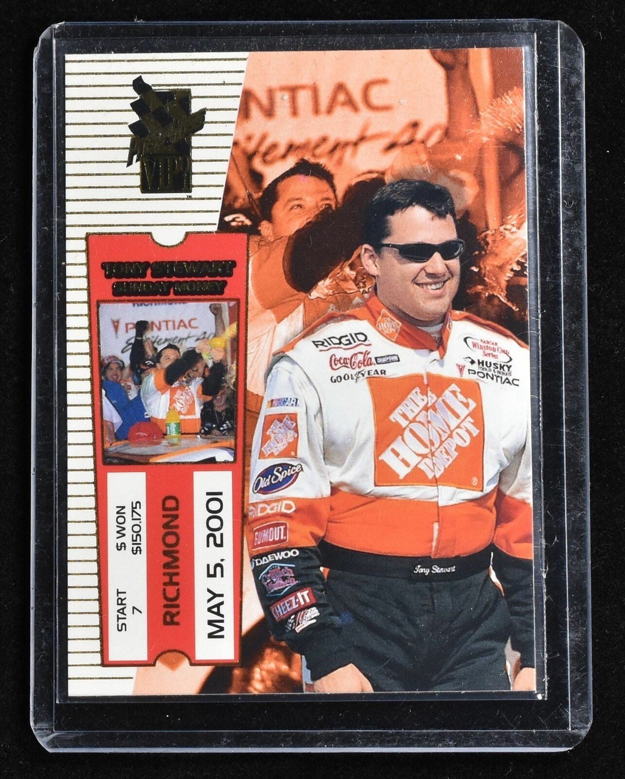 Tony Stewart VIP May 5th 2001 No. 27 Richmond Press Pass