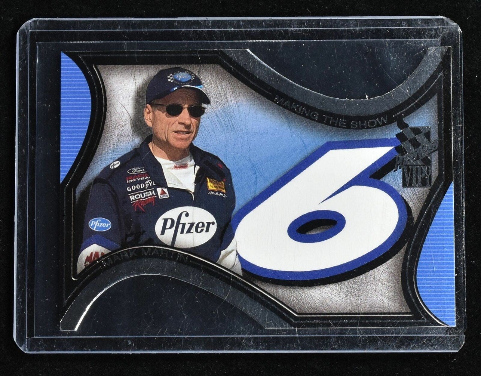 Press Pass VIP 2001 Nascar Racing Card Mark Martin MS 4 /24