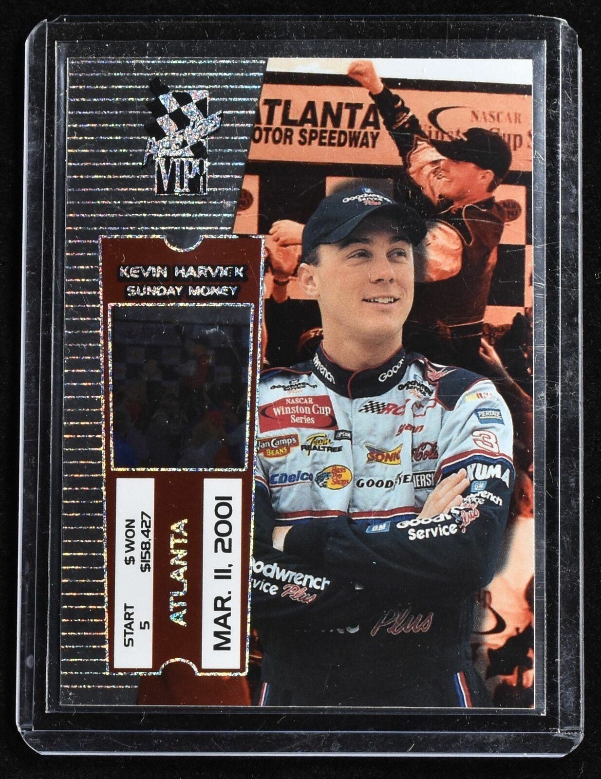 Kevin Harvick Sunday Money 2001 X22 Nascar Racing Card