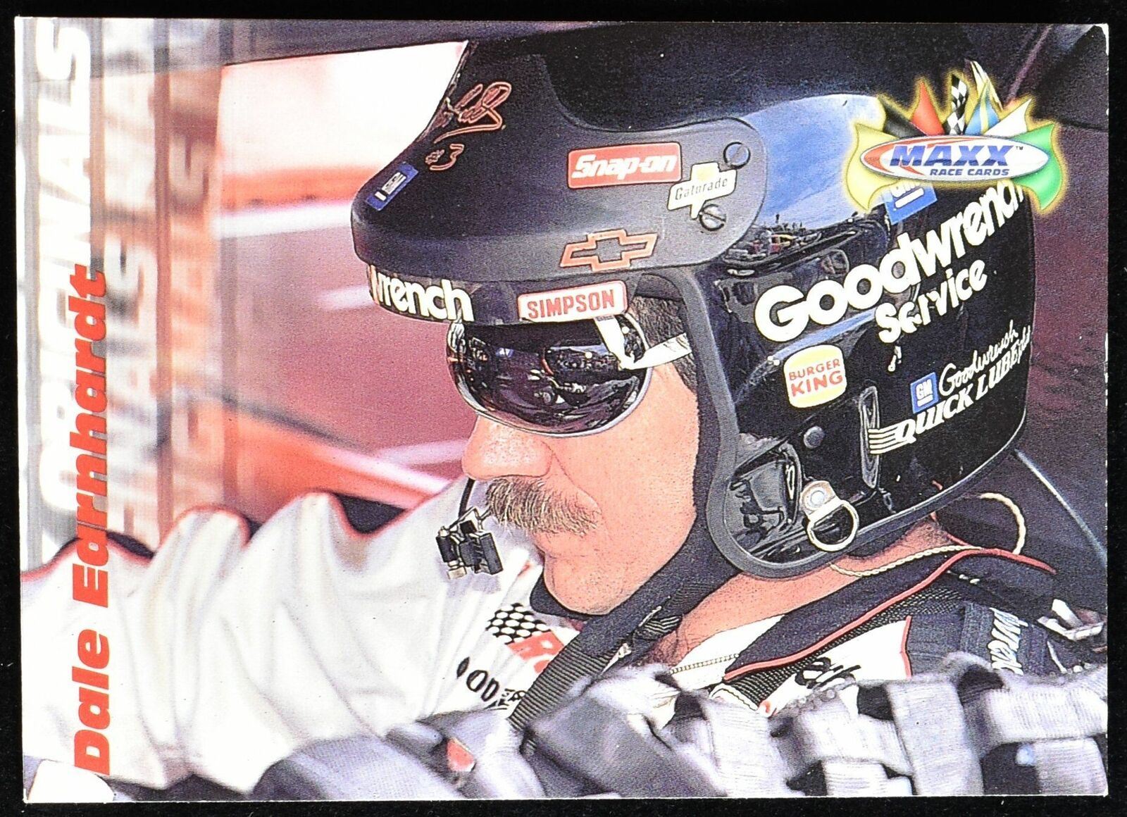 Dale Earnhardt No. 109 1997 Nascar Racing Card Maxx