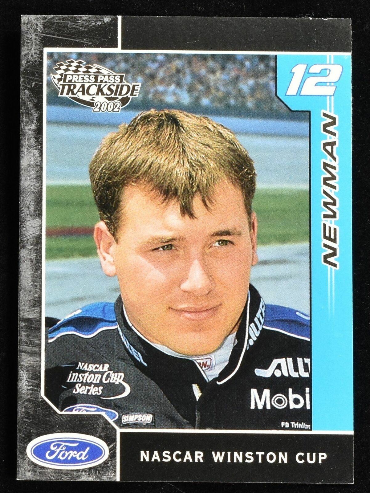 Ryan Newman 12 Press Pass trackside Ford No. 24