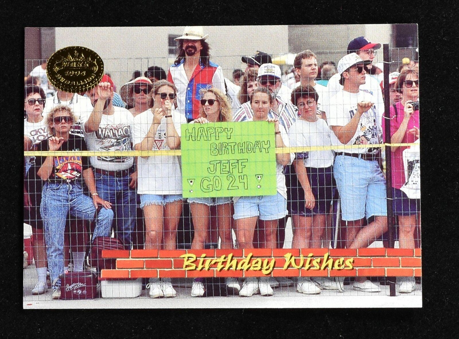 Nascar Racing Card 1994 Birthday Wishes 43