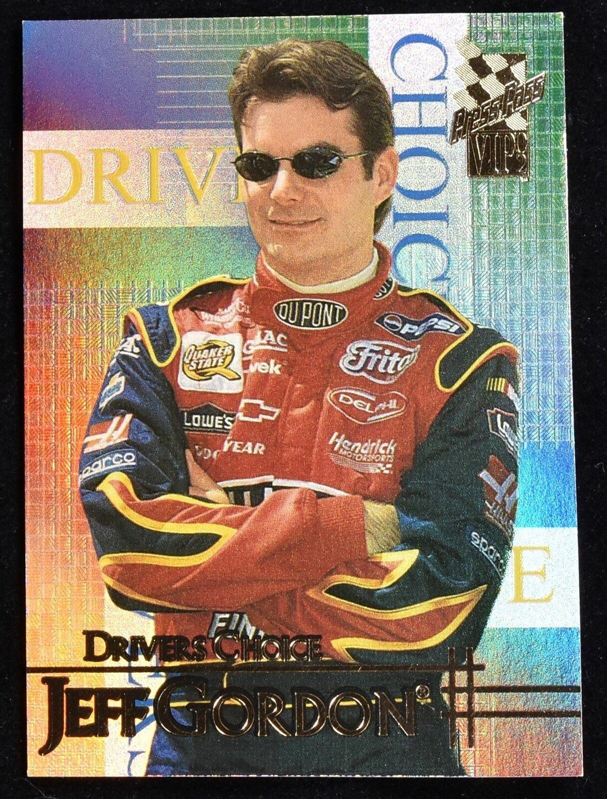 Drivers Choice Jeff Gordon Press Pass DC 1/9 2002